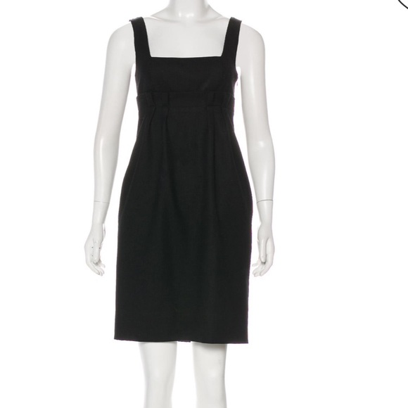 Diane Von Furstenberg Dresses & Skirts - Diane Von Furstenberg Black wool dress Sz 6